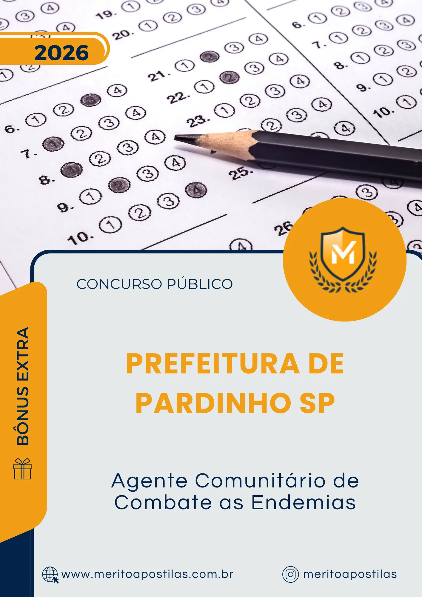 Apostila Agente Comunitário de Combate as Endemias Prefeitura de Pardinho SP 2026