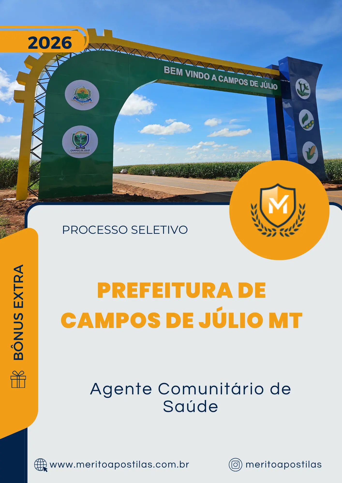 Apostila Agente Comunitário de Saúde Prefeitura de Campos de Júlio MT 2026