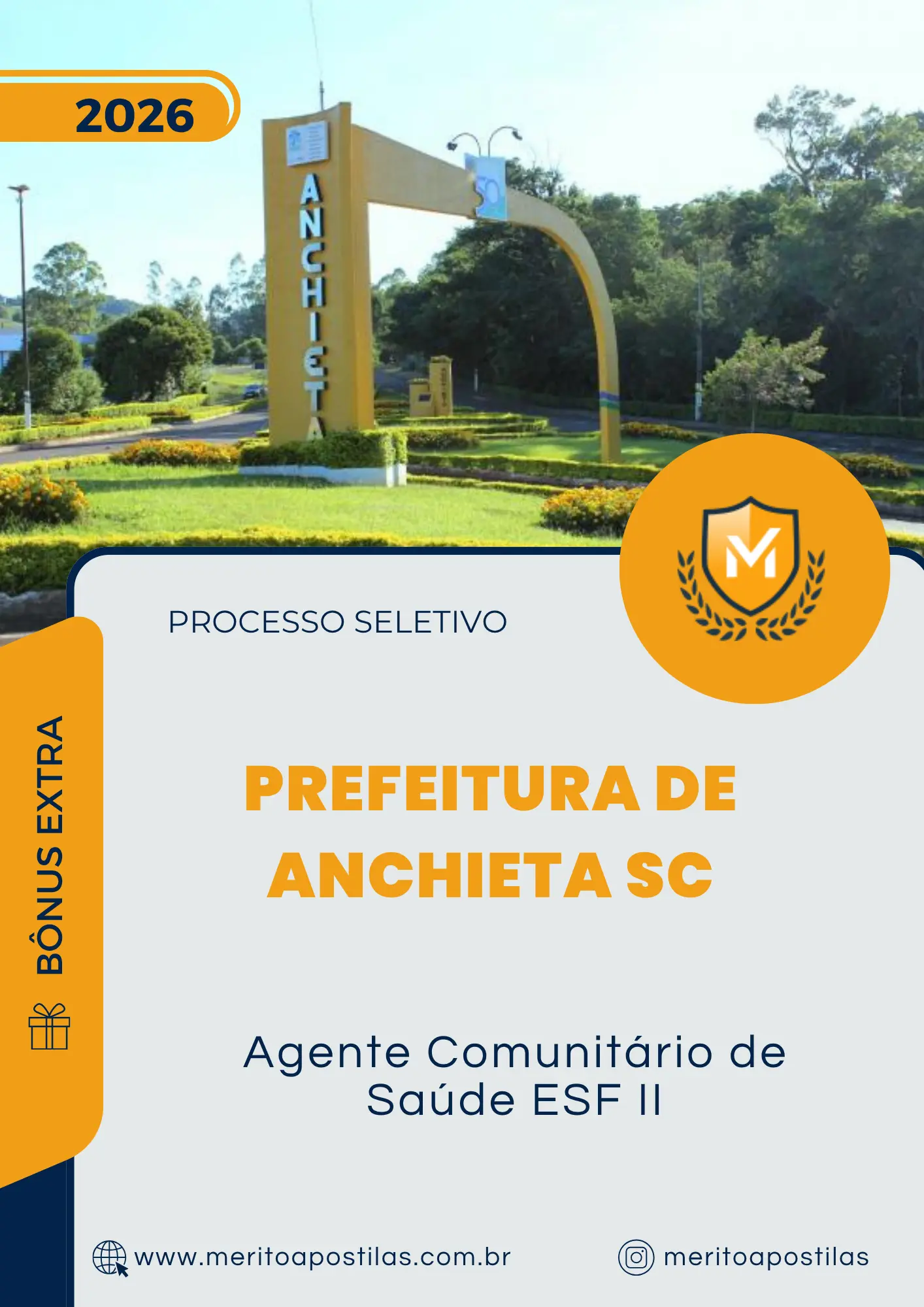 Apostila Agente Comunitário de Saúde ESF II Prefeitura de Anchieta SC 2026