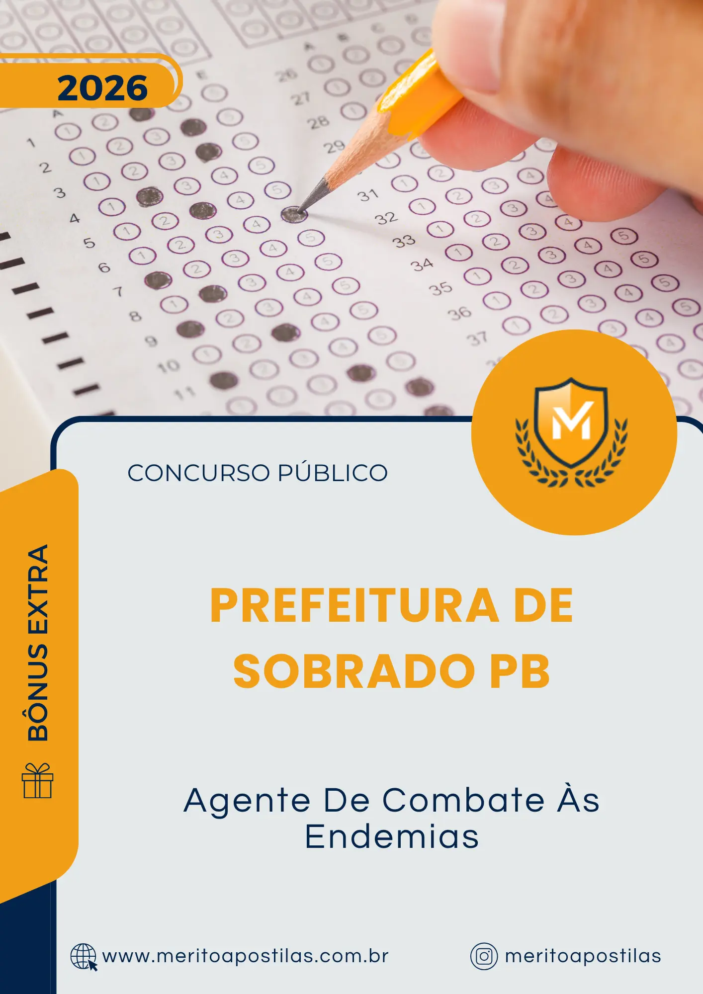 Apostila Agente De Combate Às Endemias Prefeitura de Sobrado PB 2026