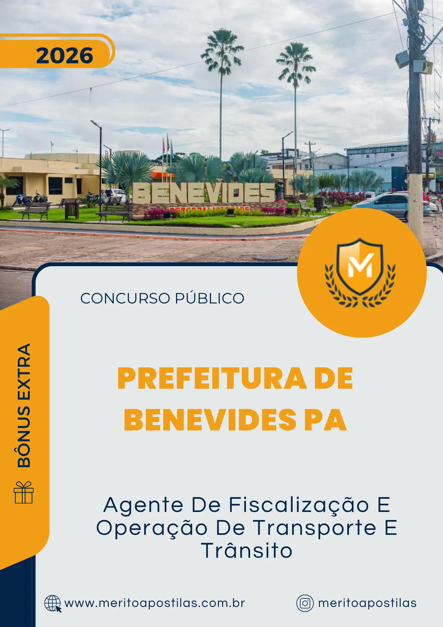 Apostila Agente De Fiscalização E Operação De Transporte E Trânsito Prefeitura de Benevides PA 2026
