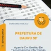 Apostila Agente Em Gestão De Tecnologia De Informação Prefeitura de Bauru SP 2026
