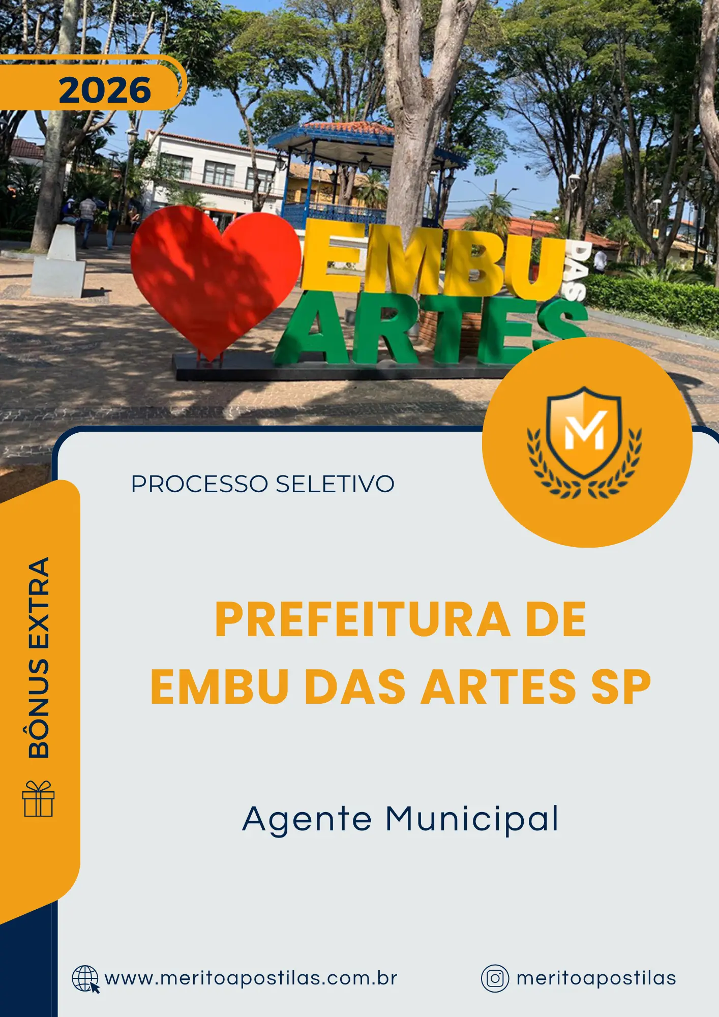 Apostila Agente Municipal Prefeitura de Embu das Artes SP 2026