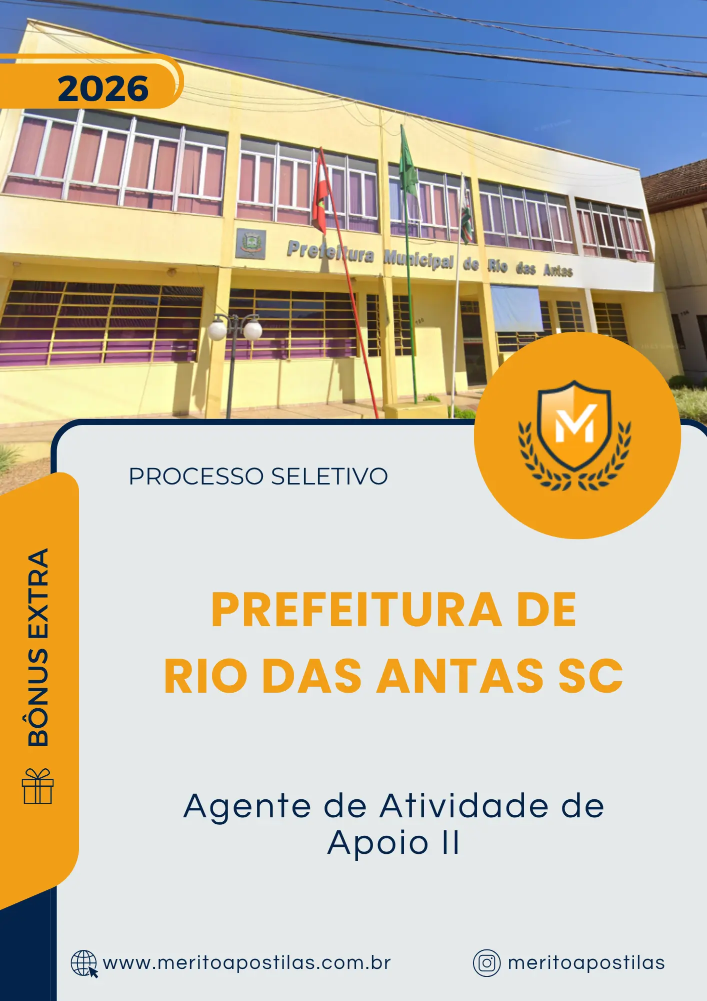 Apostila Agente de Atividade de Apoio II Prefeitura de Rio das Antas SC 2026