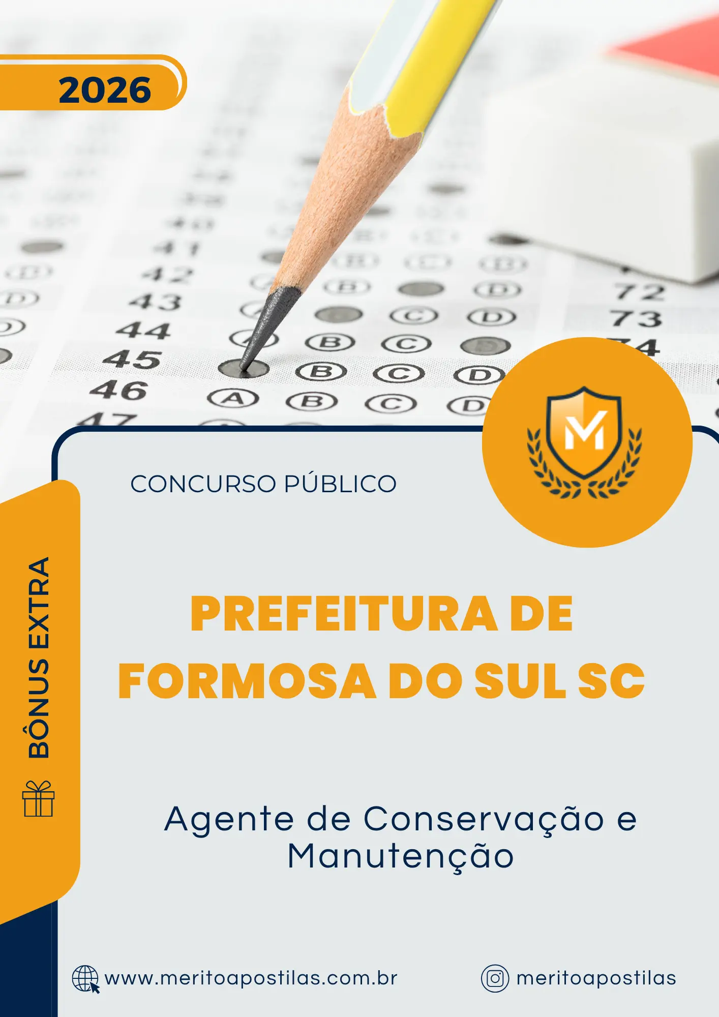 Apostila Agente de Conservação e Manutenção Prefeitura de Formosa do Sul SC 2026