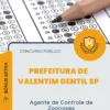 Apostila Agente de Controle de Zoonoses Prefeitura de Valentim Gentil SP 2026