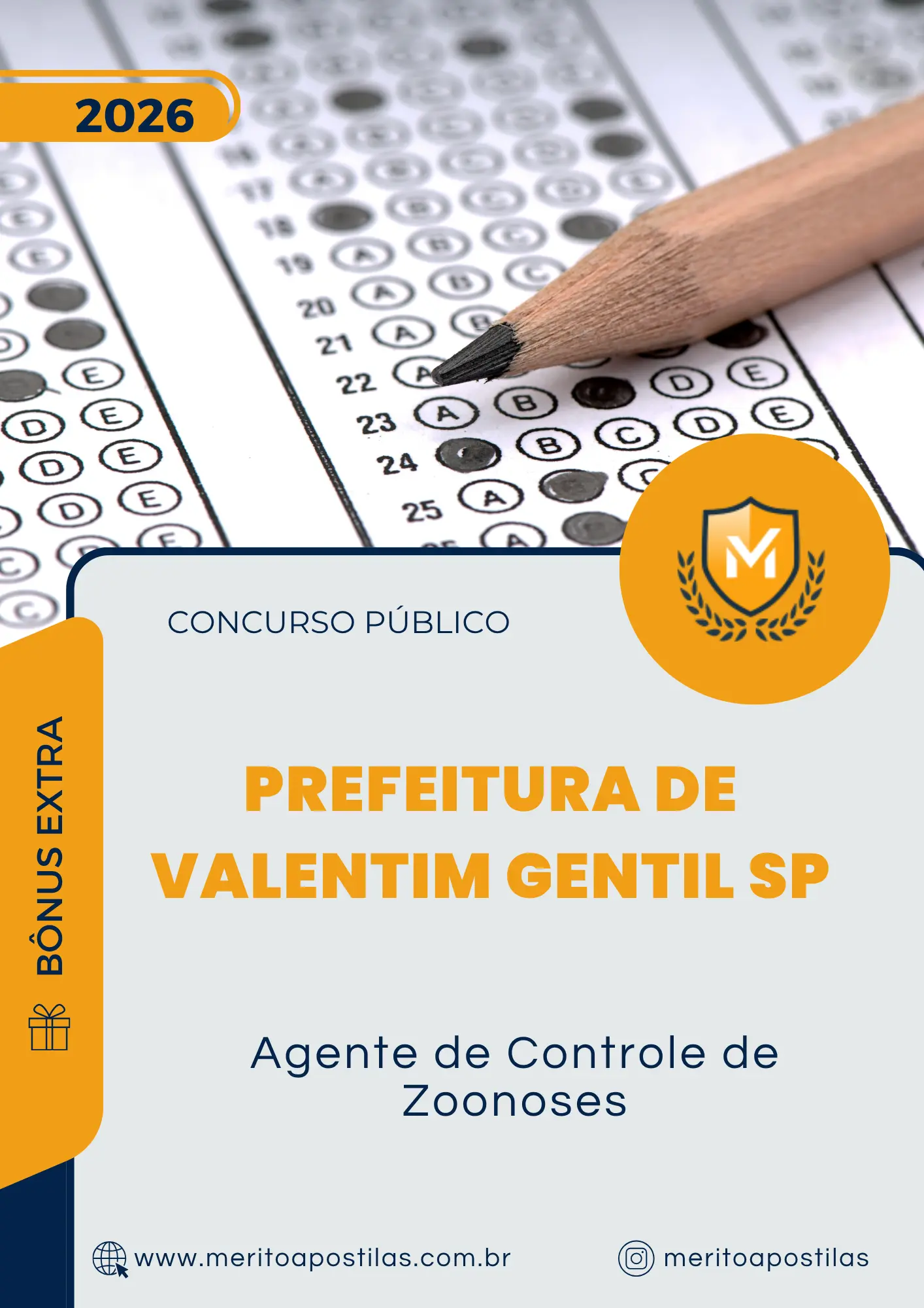 Apostila Agente de Controle de Zoonoses Prefeitura de Valentim Gentil SP 2026