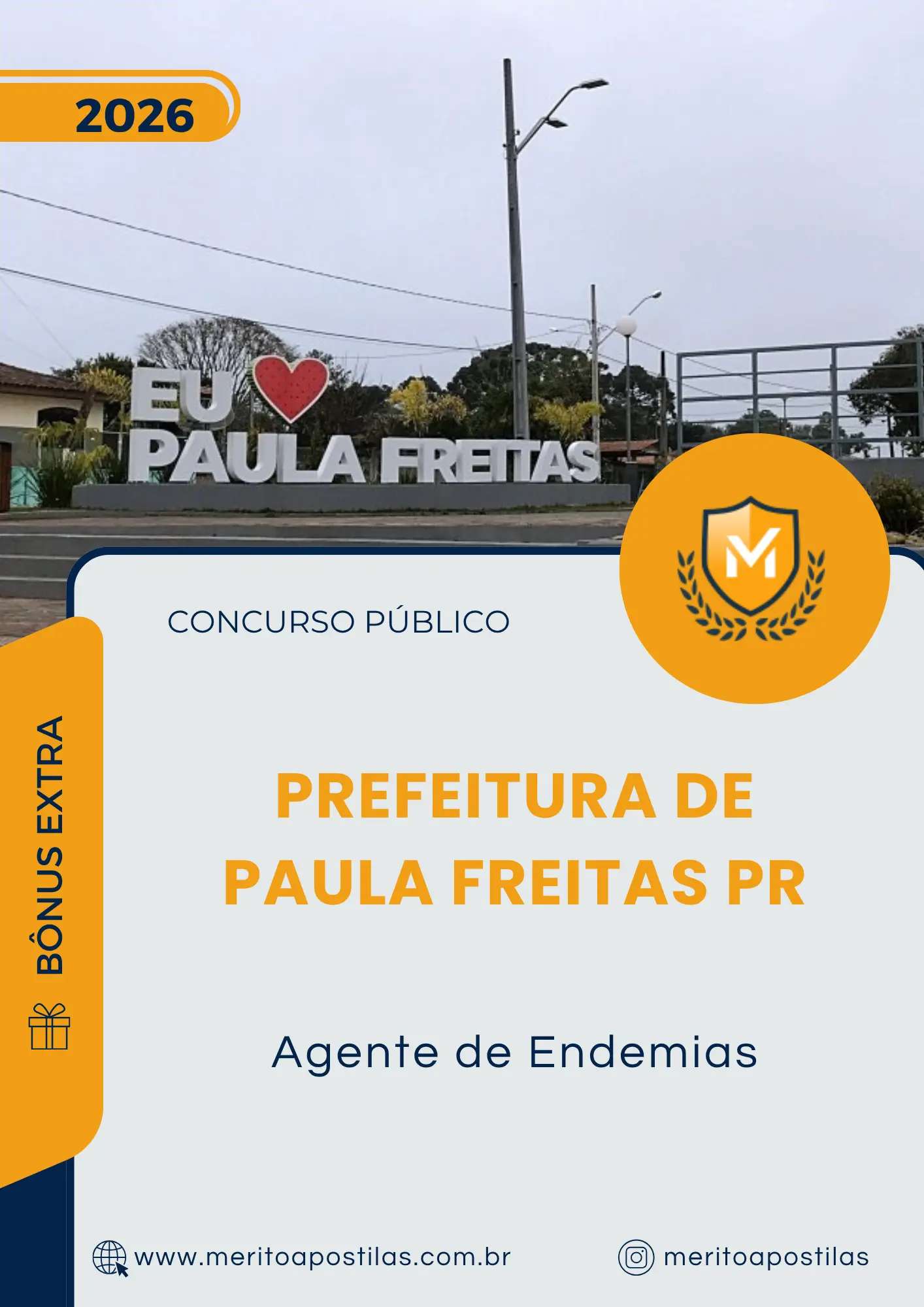 Apostila Agente de Endemias Prefeitura de Paula Freitas PR 2026