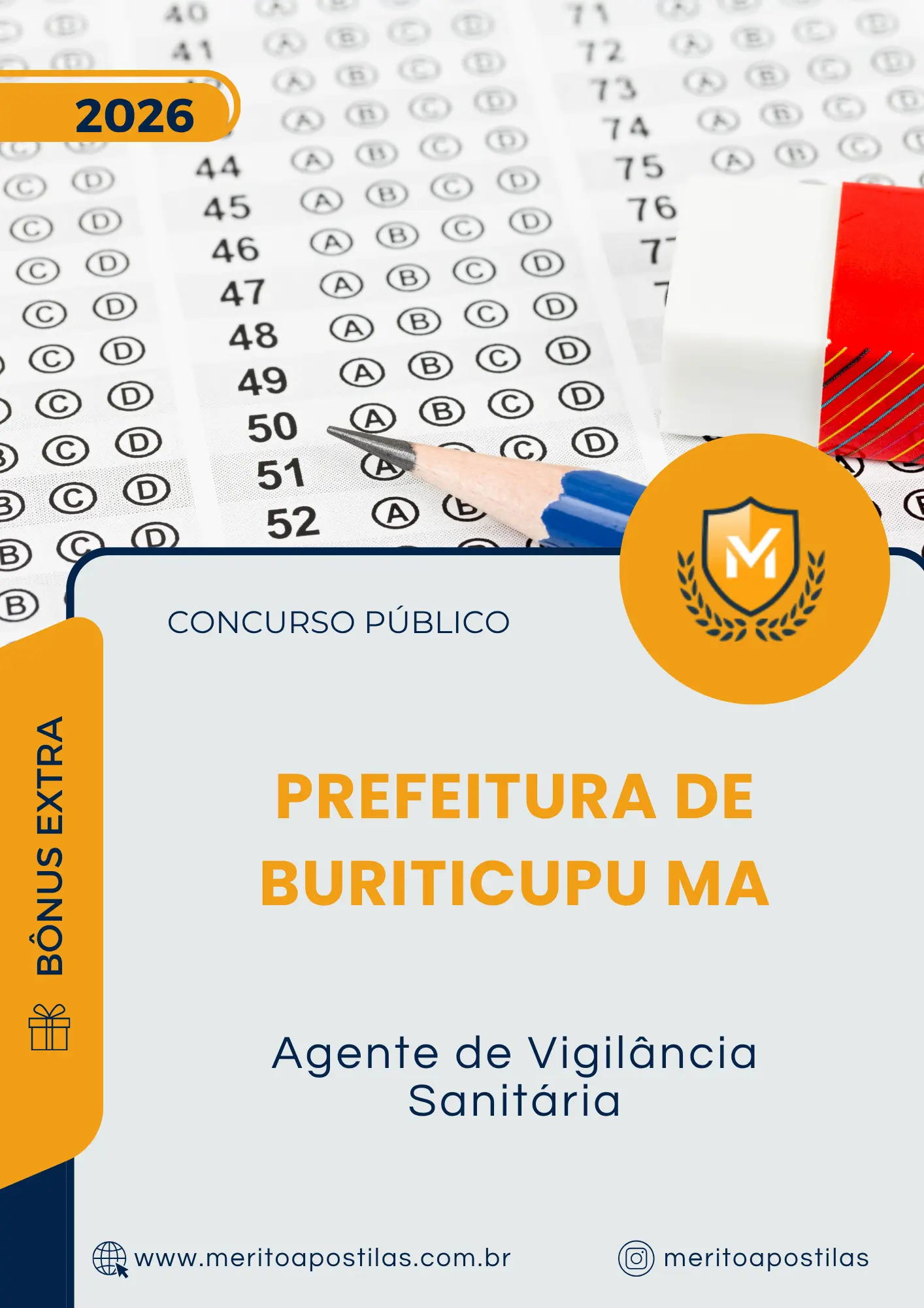 Apostila Agente de Vigilância Sanitária Prefeitura de Buriticupu MA 2026