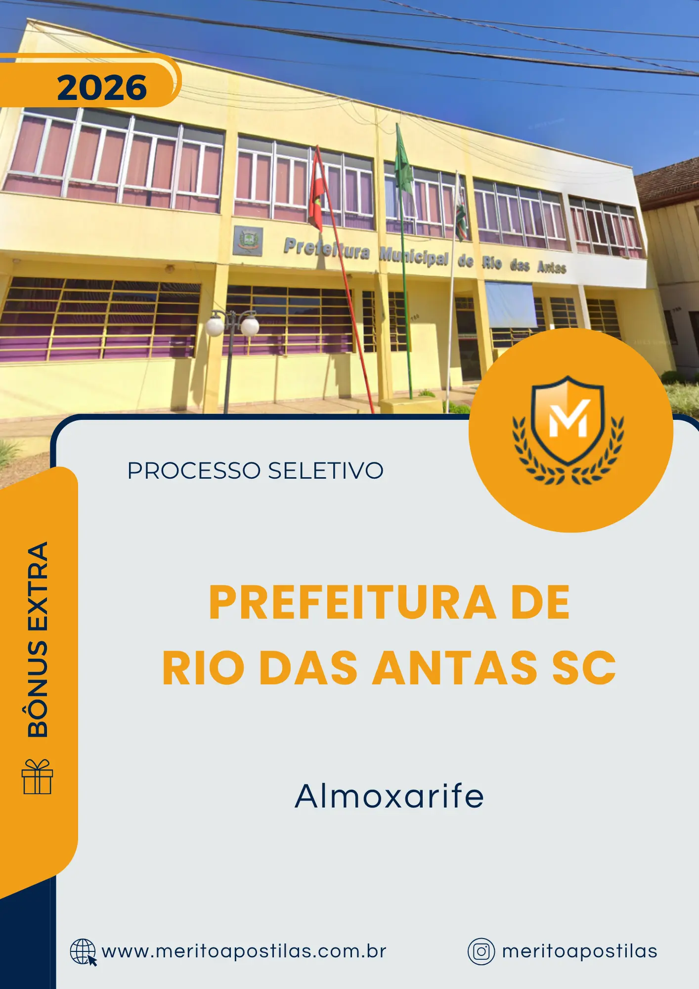 Apostila Almoxarife Prefeitura de Rio das Antas SC 2026
