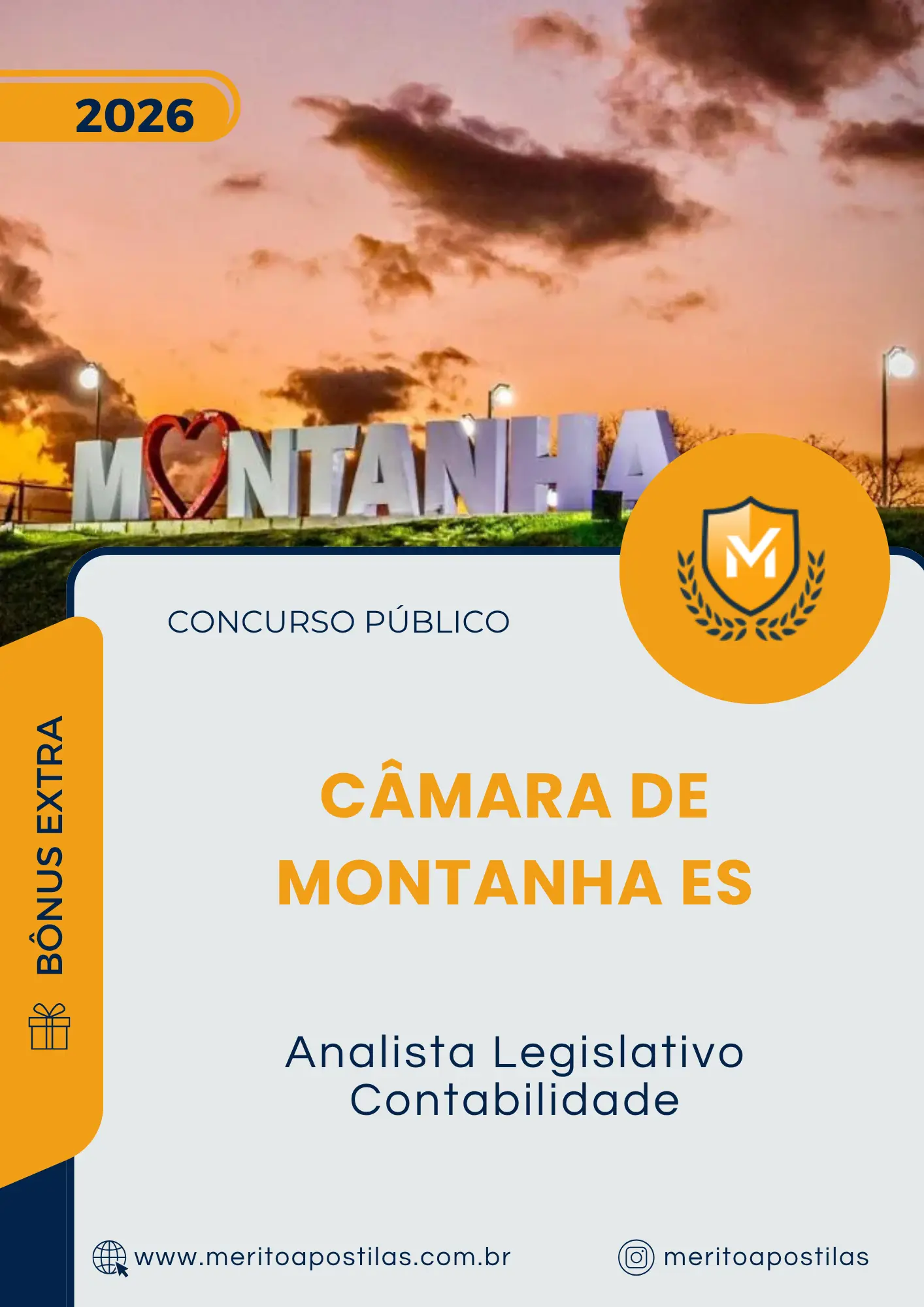 Apostila Analista Legislativo Contabilidade Câmara de Montanha ES 2026