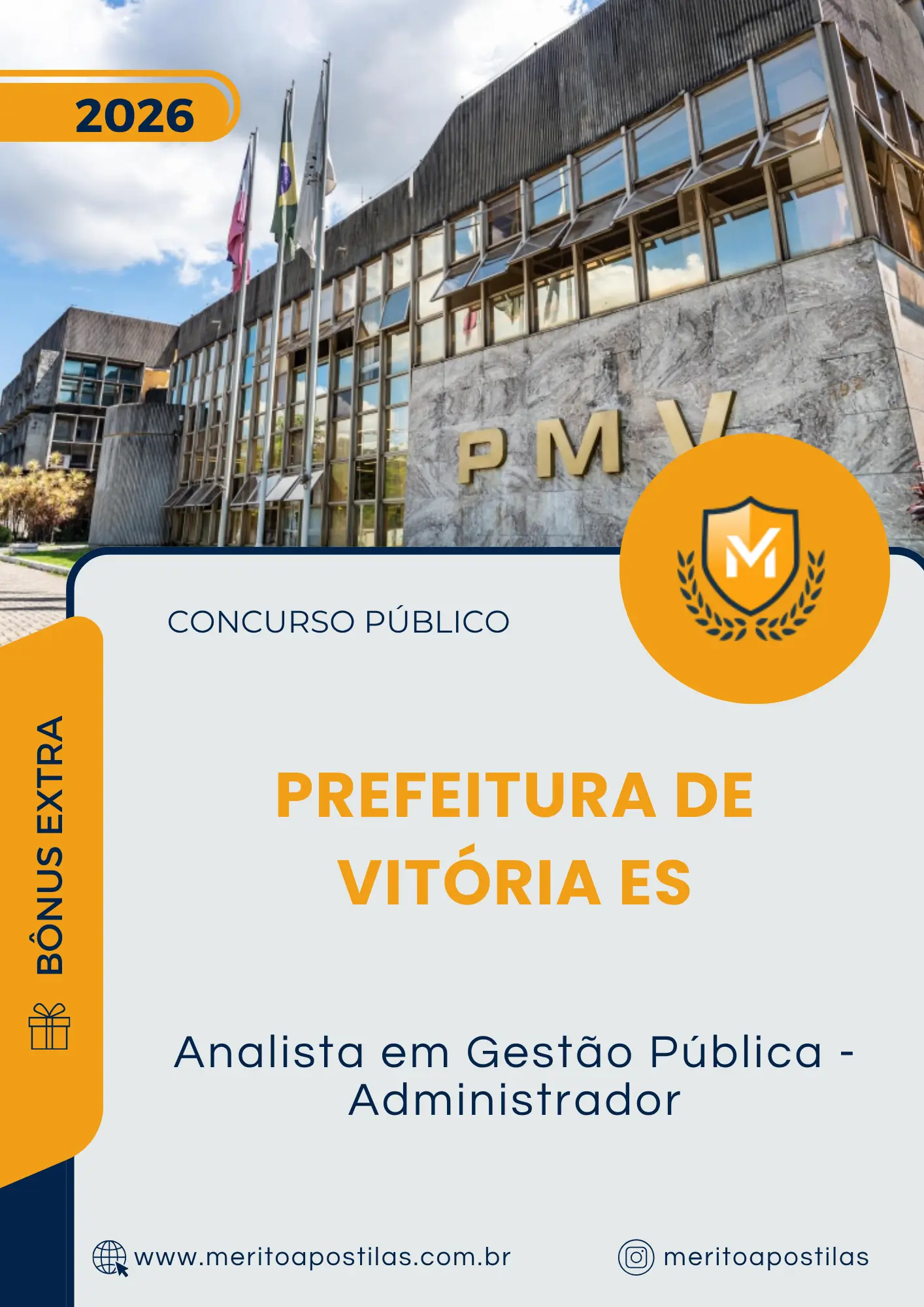 Apostila Analista em Gestão Pública Administrador Prefeitura de Vitória ES 2026