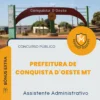 Apostila Assistente Administrativo Prefeitura de Conquista D'Oeste MT 2026