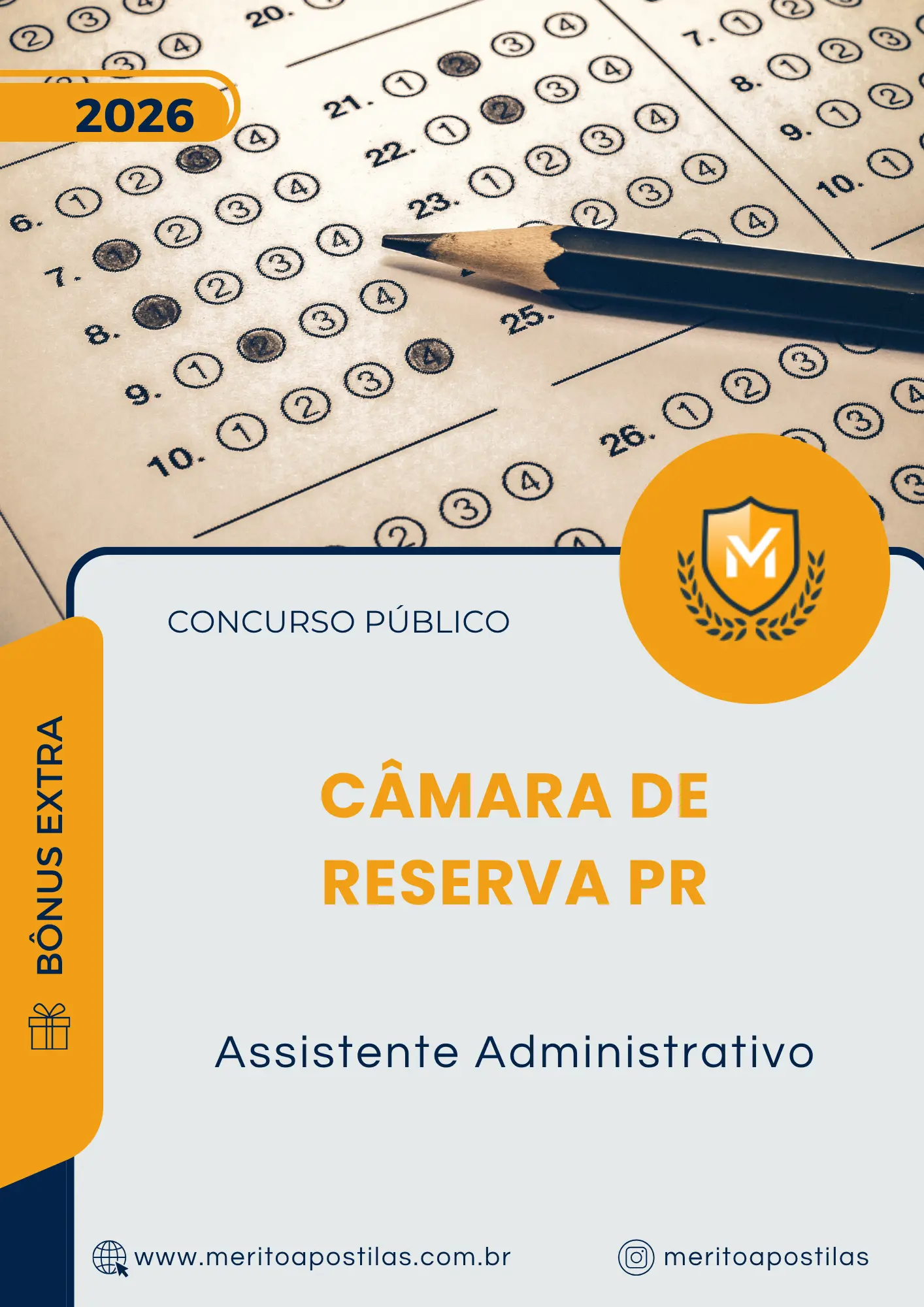 Apostila Assistente Administrativo Câmara de Reserva PR 2026