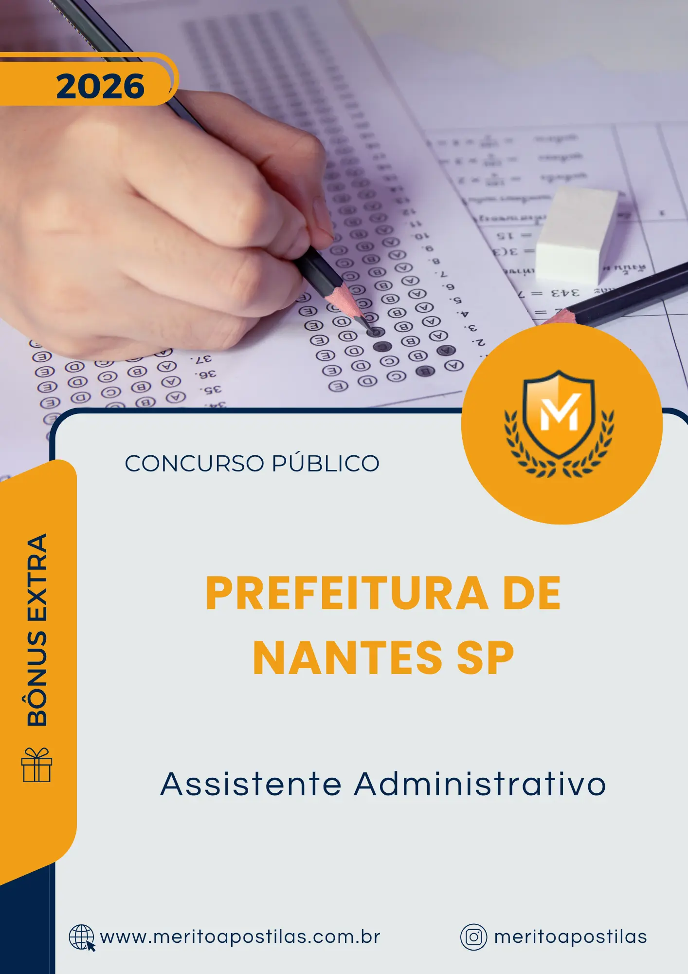 Apostila Assistente Administrativo Prefeitura de Nantes SP 2026