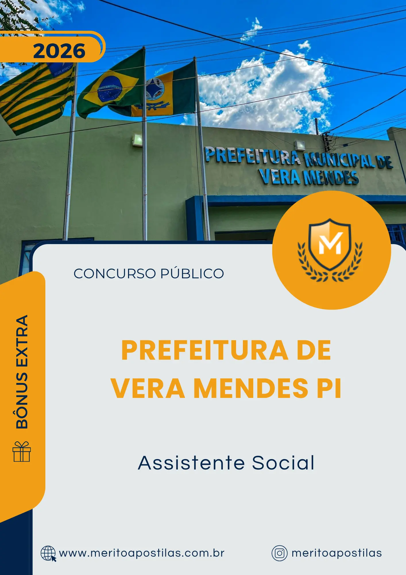 Apostila Assistente Social Prefeitura de Vera Mendes PI 2026