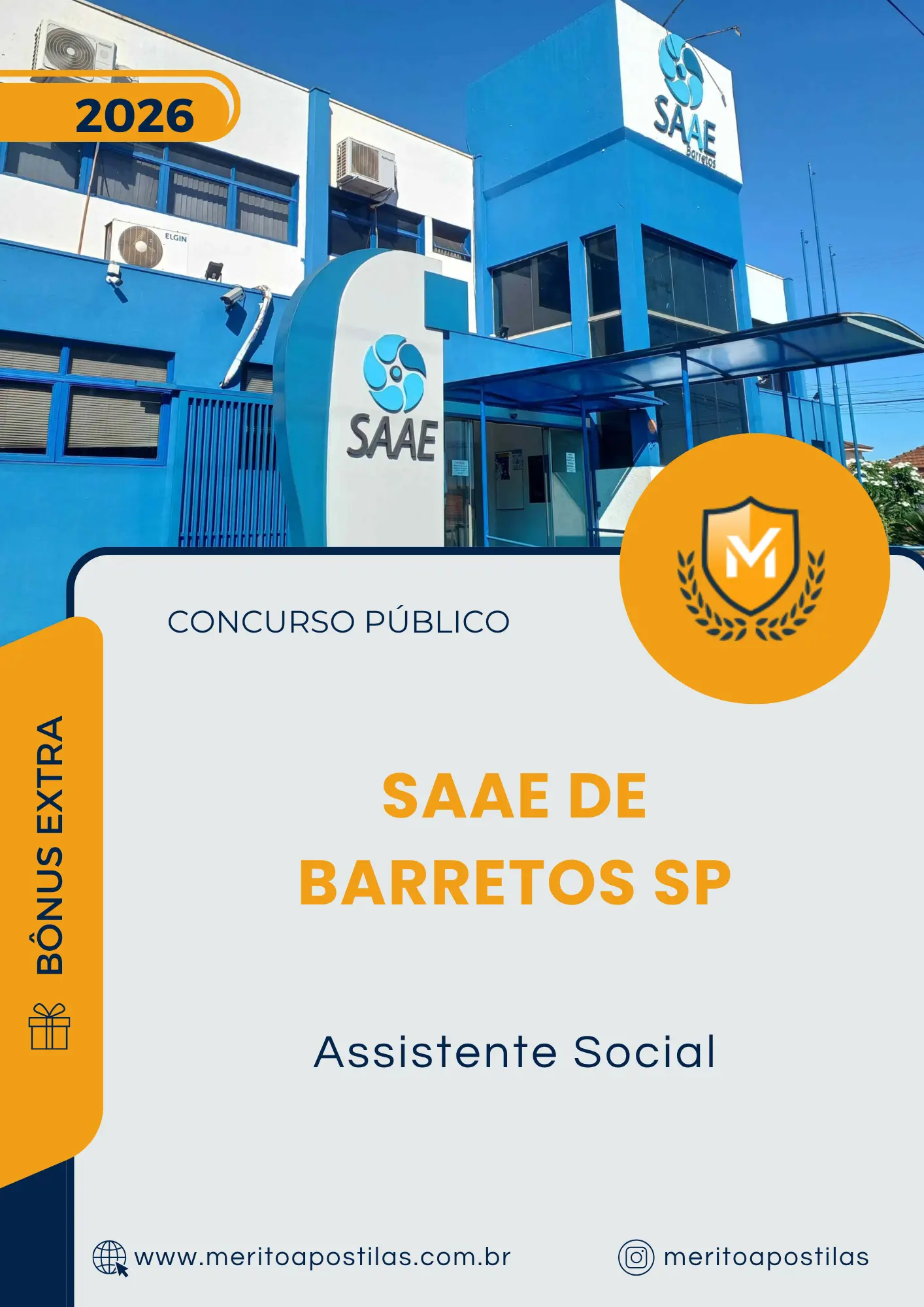 Apostila Assistente Social Concurso Público SAAE de Barretos SP 2026