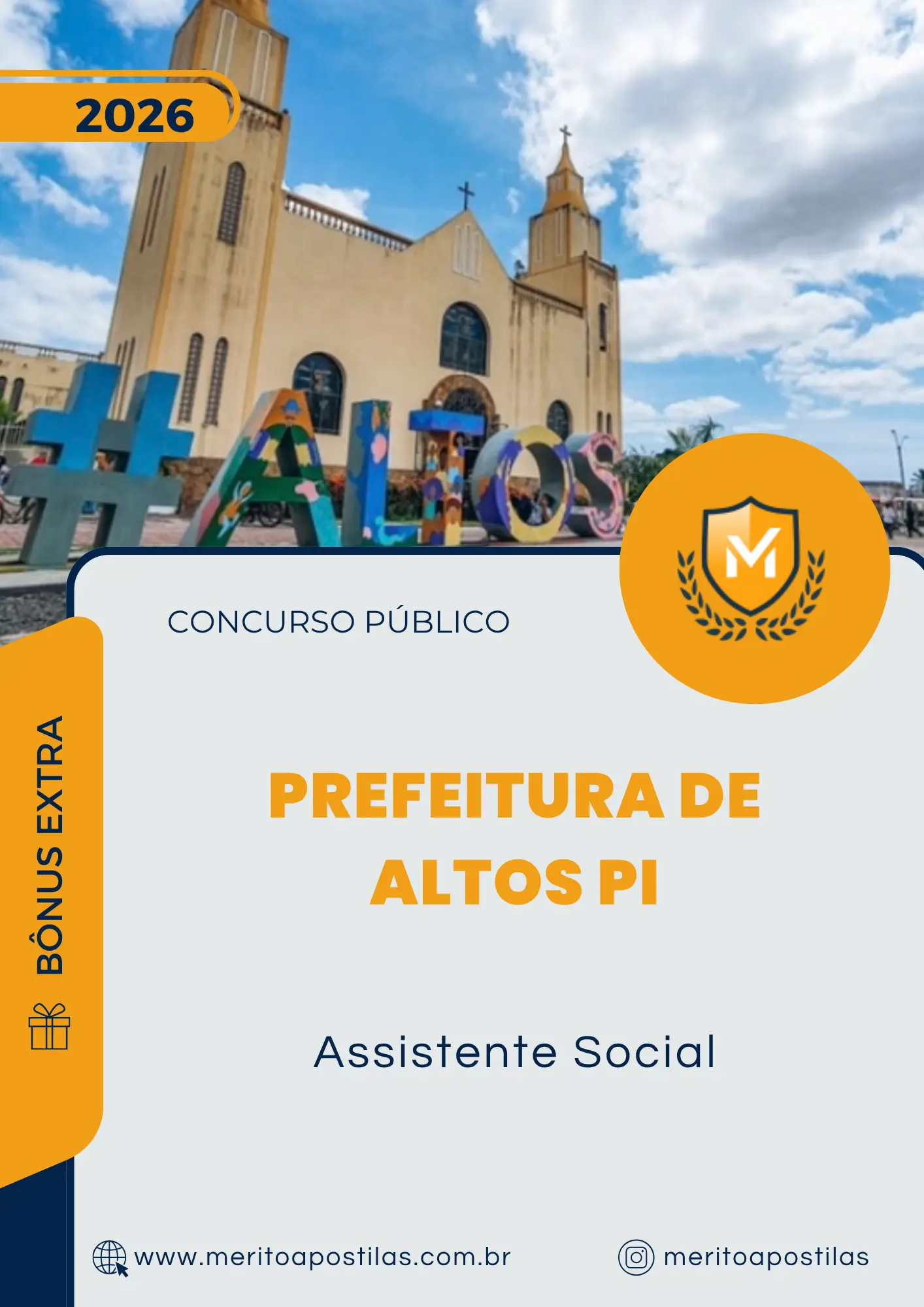 Apostila Assistente Social Prefeitura de Altos PI 2026