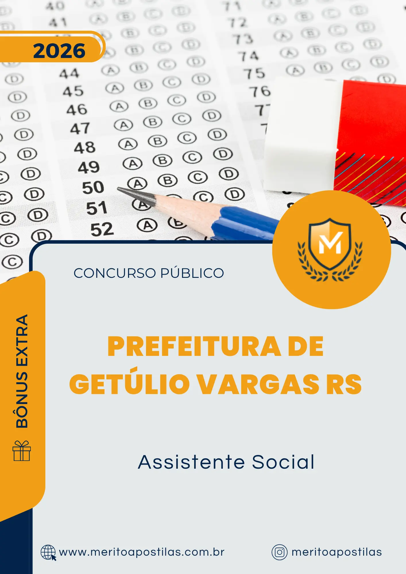 Apostila Assistente Social Prefeitura de Getúlio Vargas RS 2026