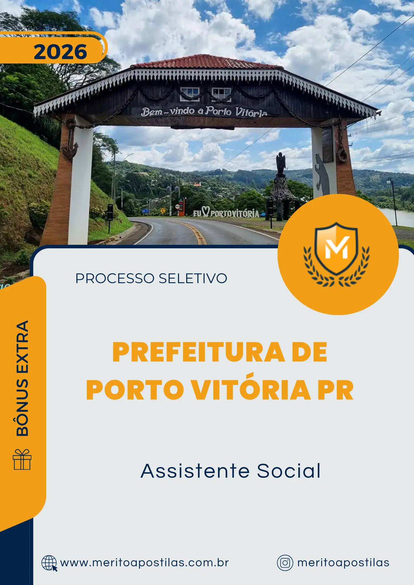 Apostila Assistente Social Prefeitura de Porto Vitória PR 2026