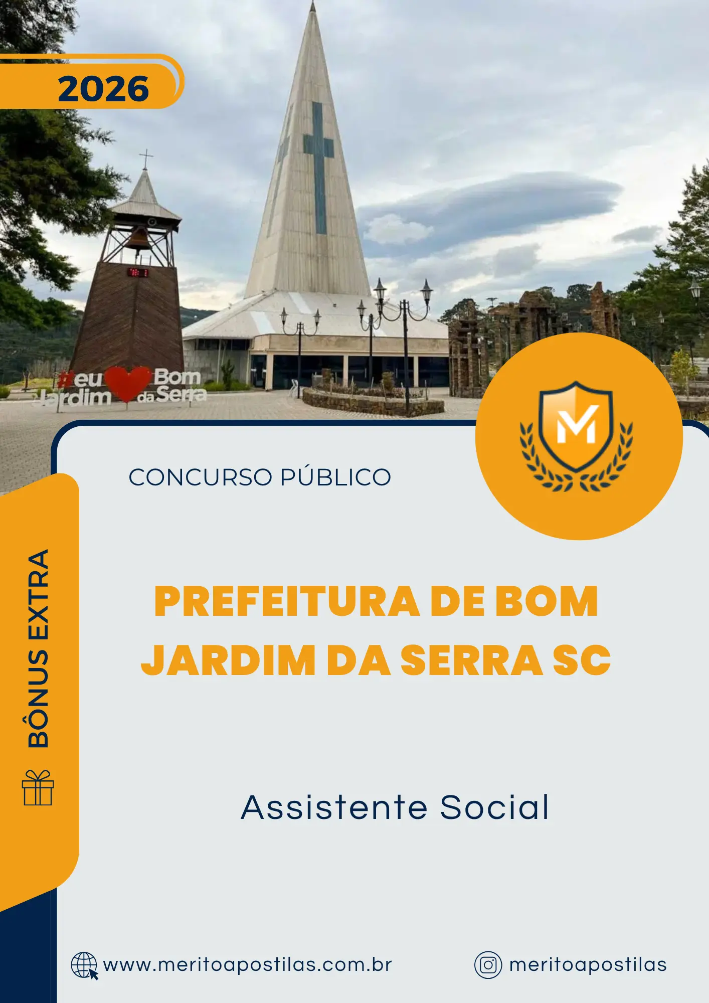 Apostila Assistente Social Prefeitura de Bom Jardim da Serra SC 2026