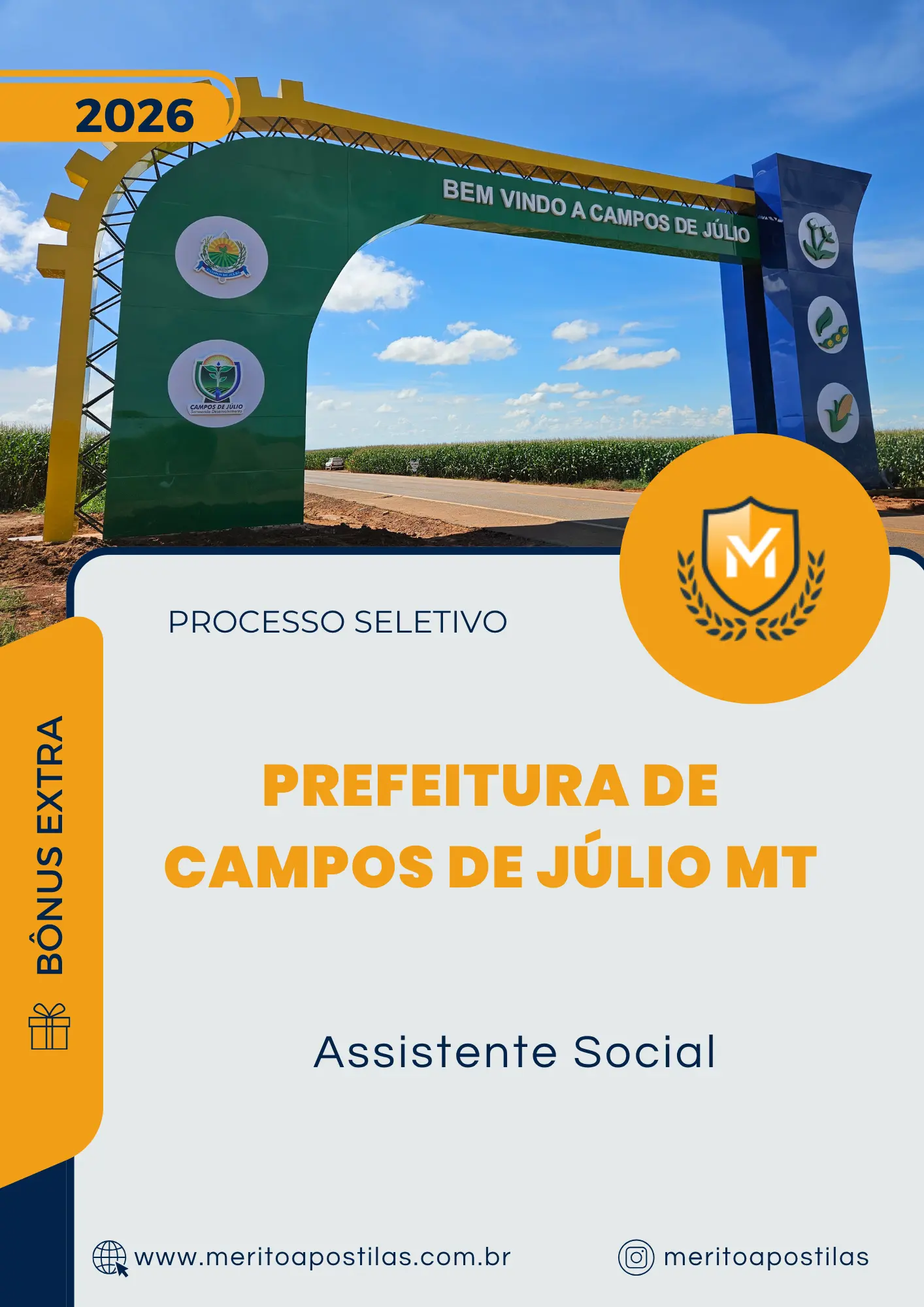 Apostila Assistente Social Prefeitura de Campos de Júlio MT 2026