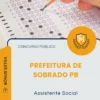 Apostila Assistente Social Prefeitura de Sobrado PB 2026