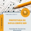 Apostila Assistente Social Da Educação Prefeitura de Nova União MG 2026