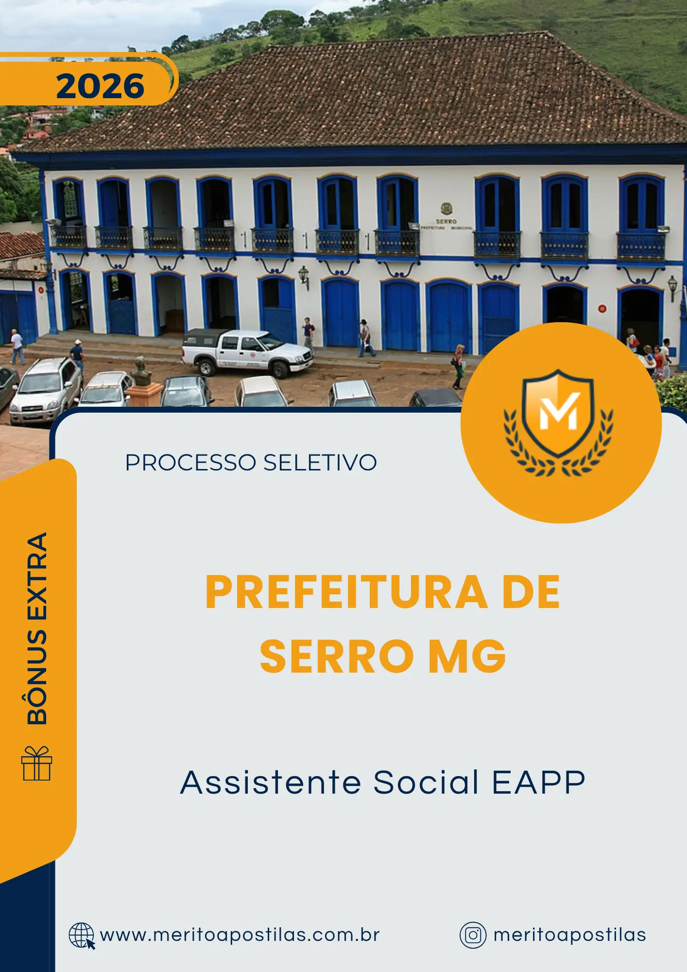 Apostila Assistente Social EAPP Prefeitura de Serro MG 2026