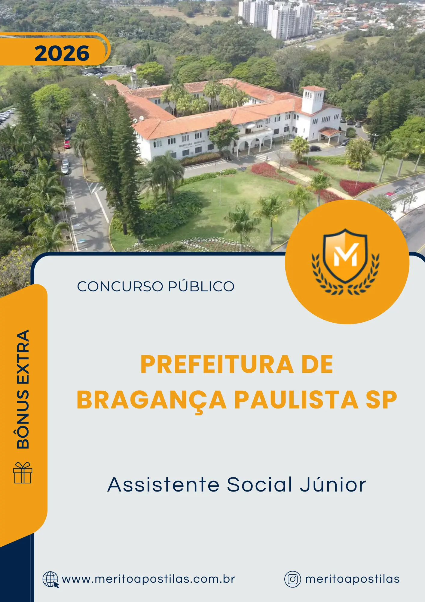 Apostila Assistente Social Júnior Prefeitura de Bragança Paulista SP 2026