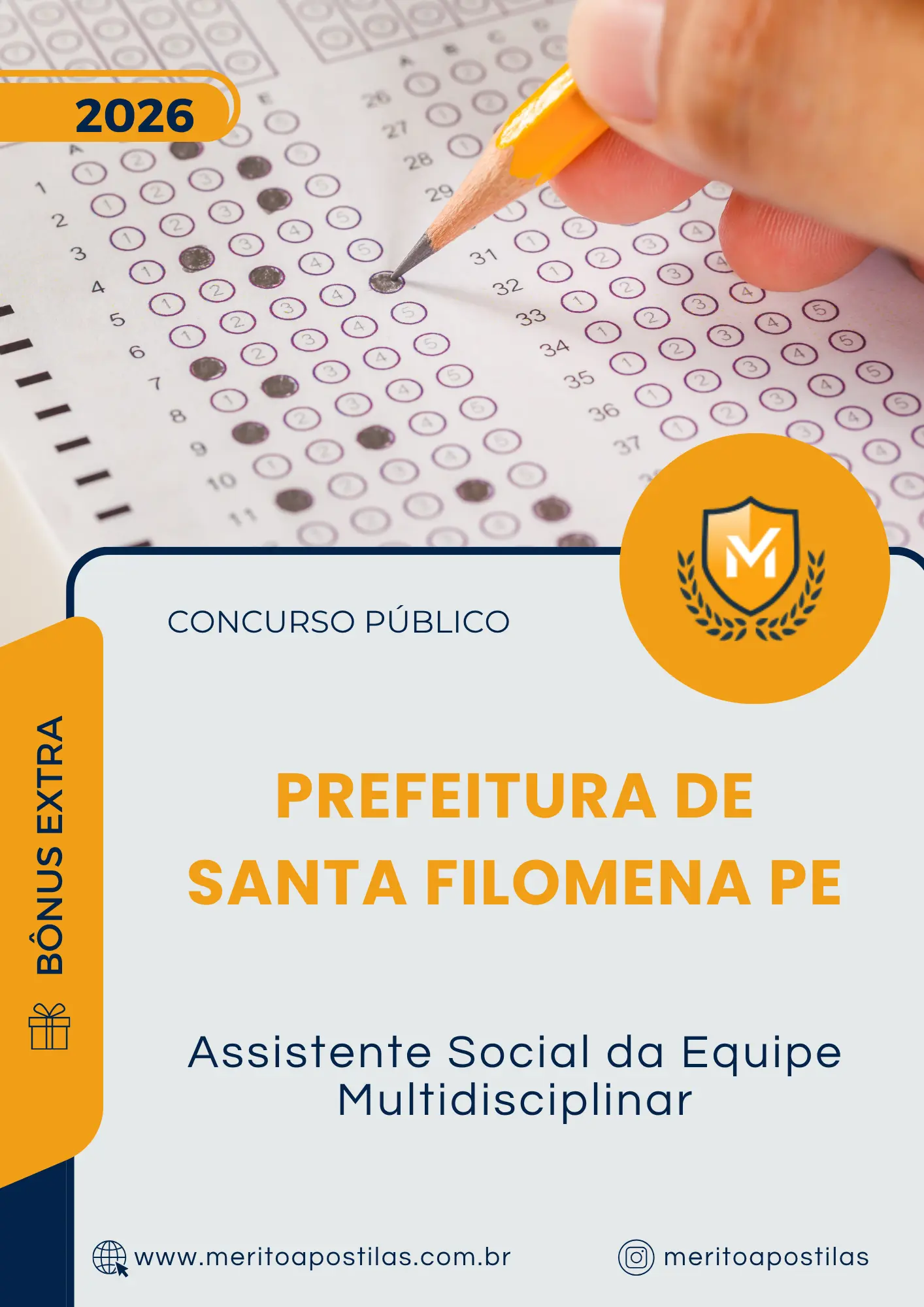 Apostila Assistente Social da Equipe Multidisciplinar Prefeitura de Santa Filomena PE 2026