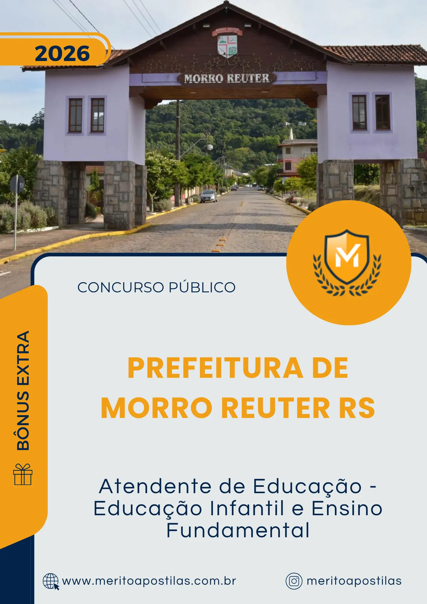 Apostila Atendente de Educação Educação Infantil e Ensino Fundamental Prefeitura de Morro Reuter RS 2026