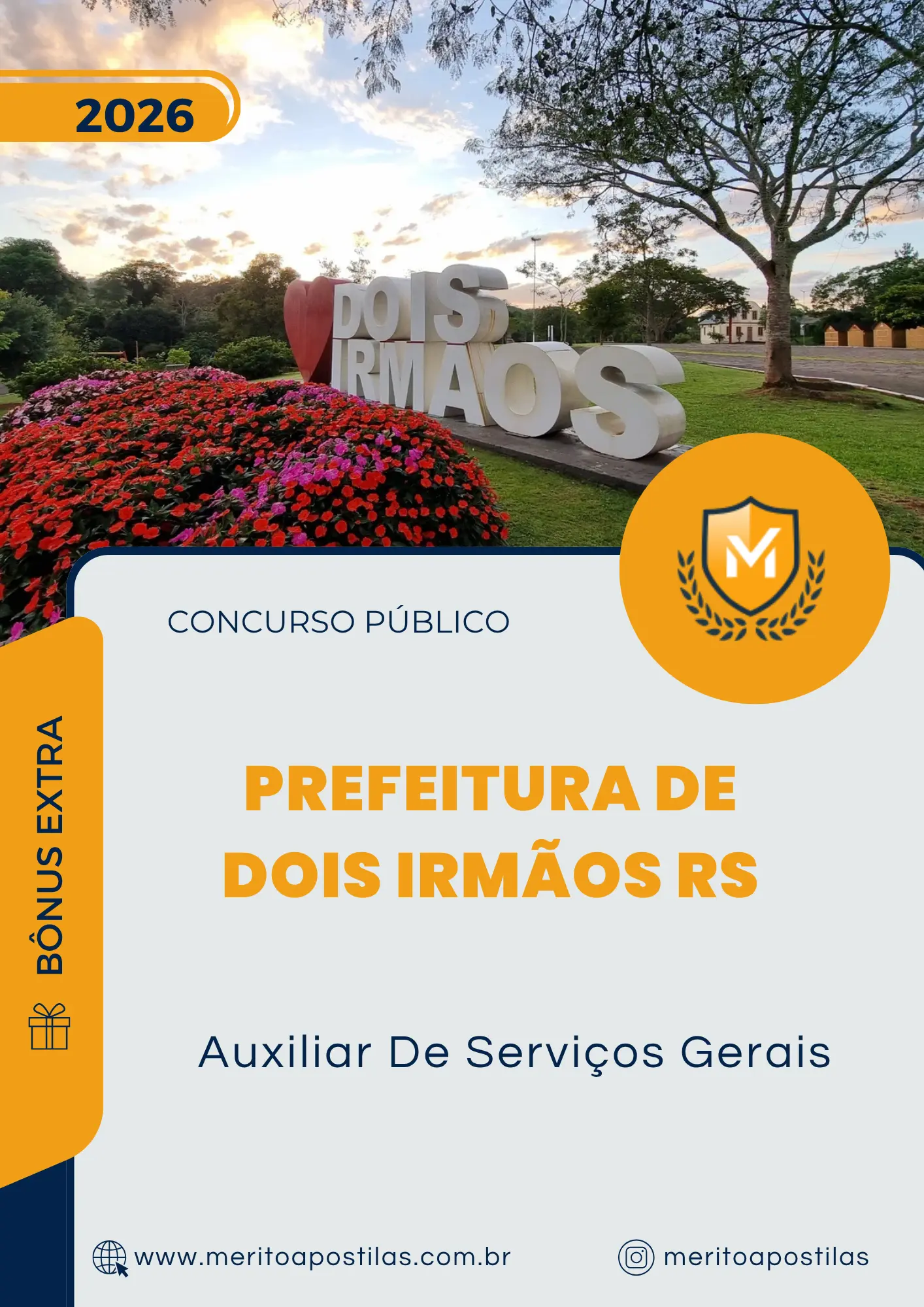 Apostila Auxiliar De Serviços Gerais Prefeitura de Dois Irmãos RS 2026