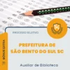 Apostila Auxiliar de Biblioteca Prefeitura de São Bento do Sul SC 2026