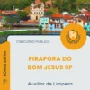 Apostila Auxiliar de Limpeza Prefeitura de Pirapora do Bom Jesus SP 2026