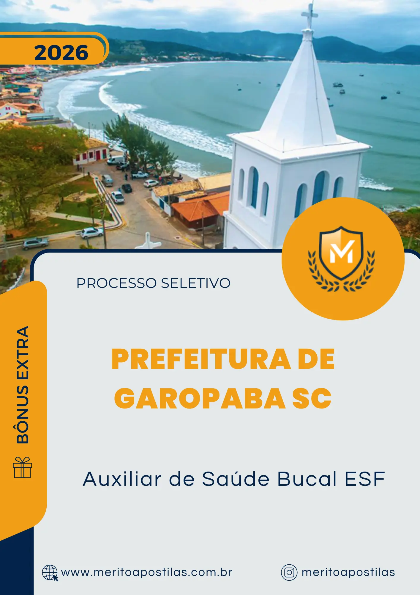 Apostila Auxiliar de Saúde Bucal ESF Prefeitura de Garopaba SC 2026