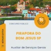 Apostila Auxiliar de Serviços Gerais Prefeitura de Pirapora do Bom Jesus SP 2026