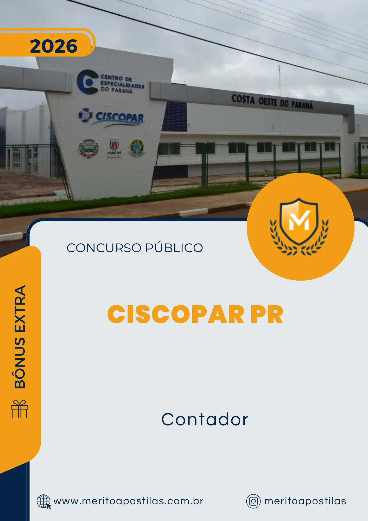 Apostila Contador Concurso Público CISCOPAR PR 2026