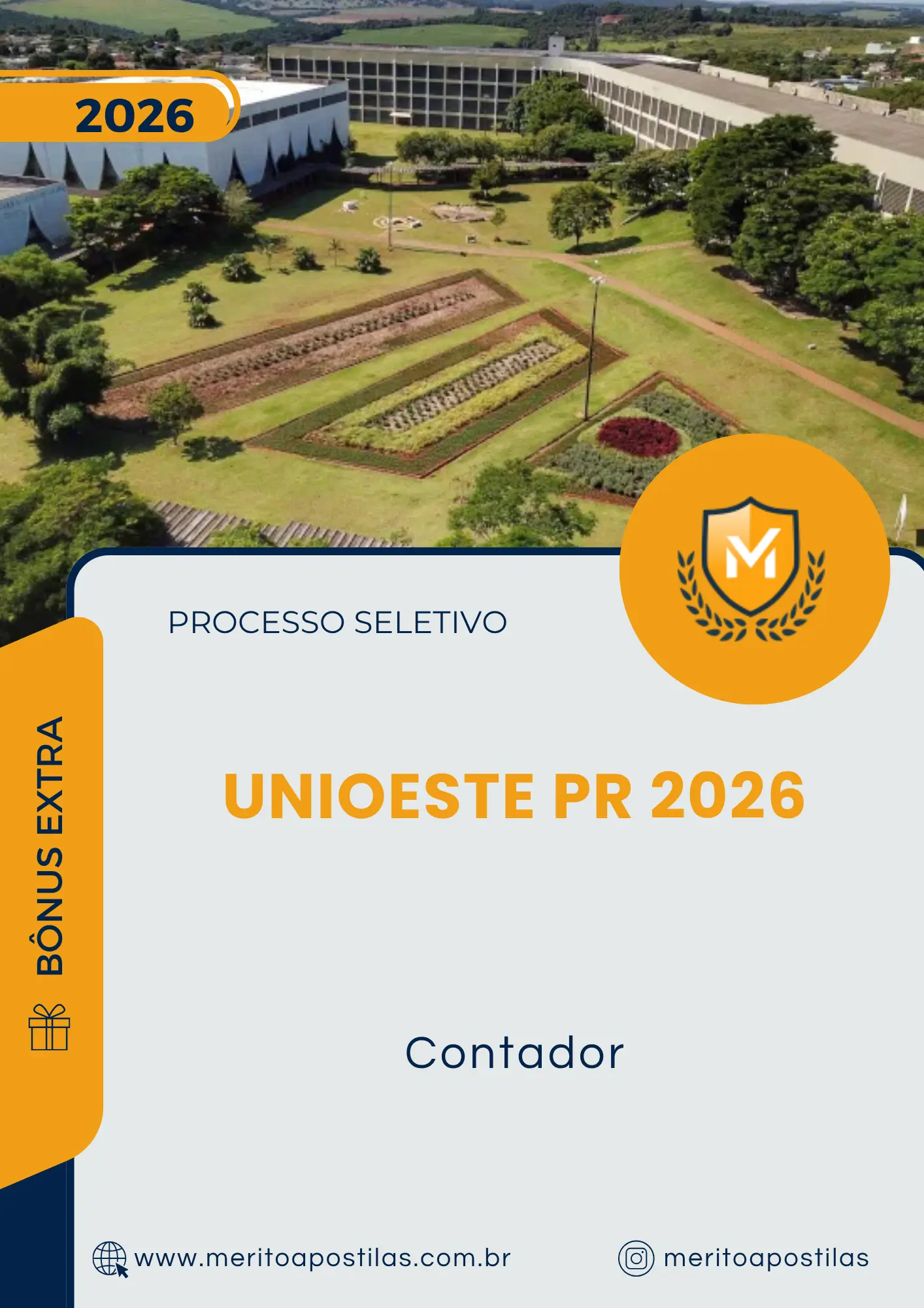 Apostila Contador Processo Seletivo UNIOESTE PR 2026
