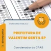 Apostila Coordenador do CRAS Prefeitura de Valentim Gentil SP 2026