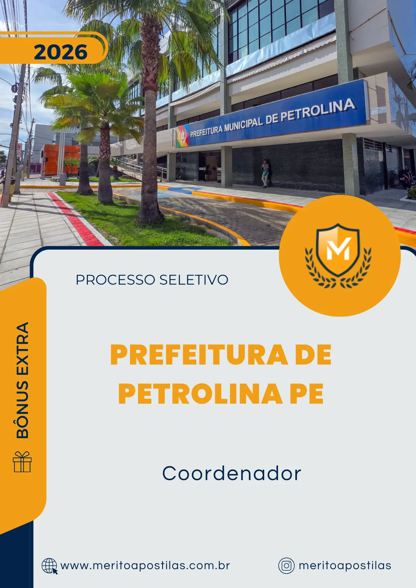 Apostila Coordenador Prefeitura de Petrolina PE 2026