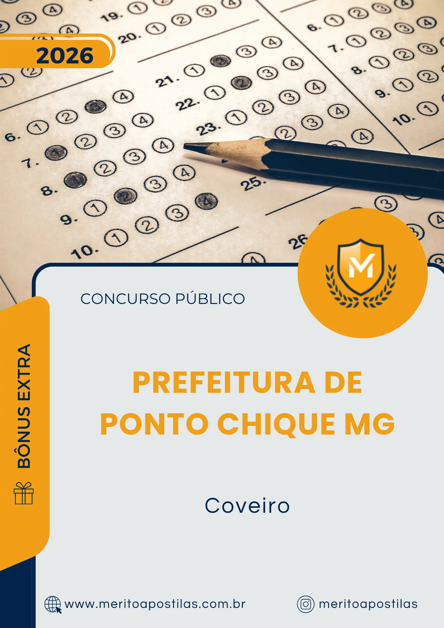 Apostila Coveiro Prefeitura de Ponto Chique MG 2026