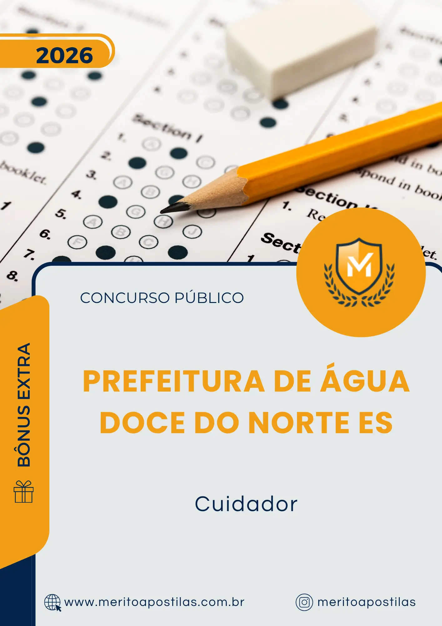 Apostila Cuidador Prefeitura de Água Doce do Norte ES 2026