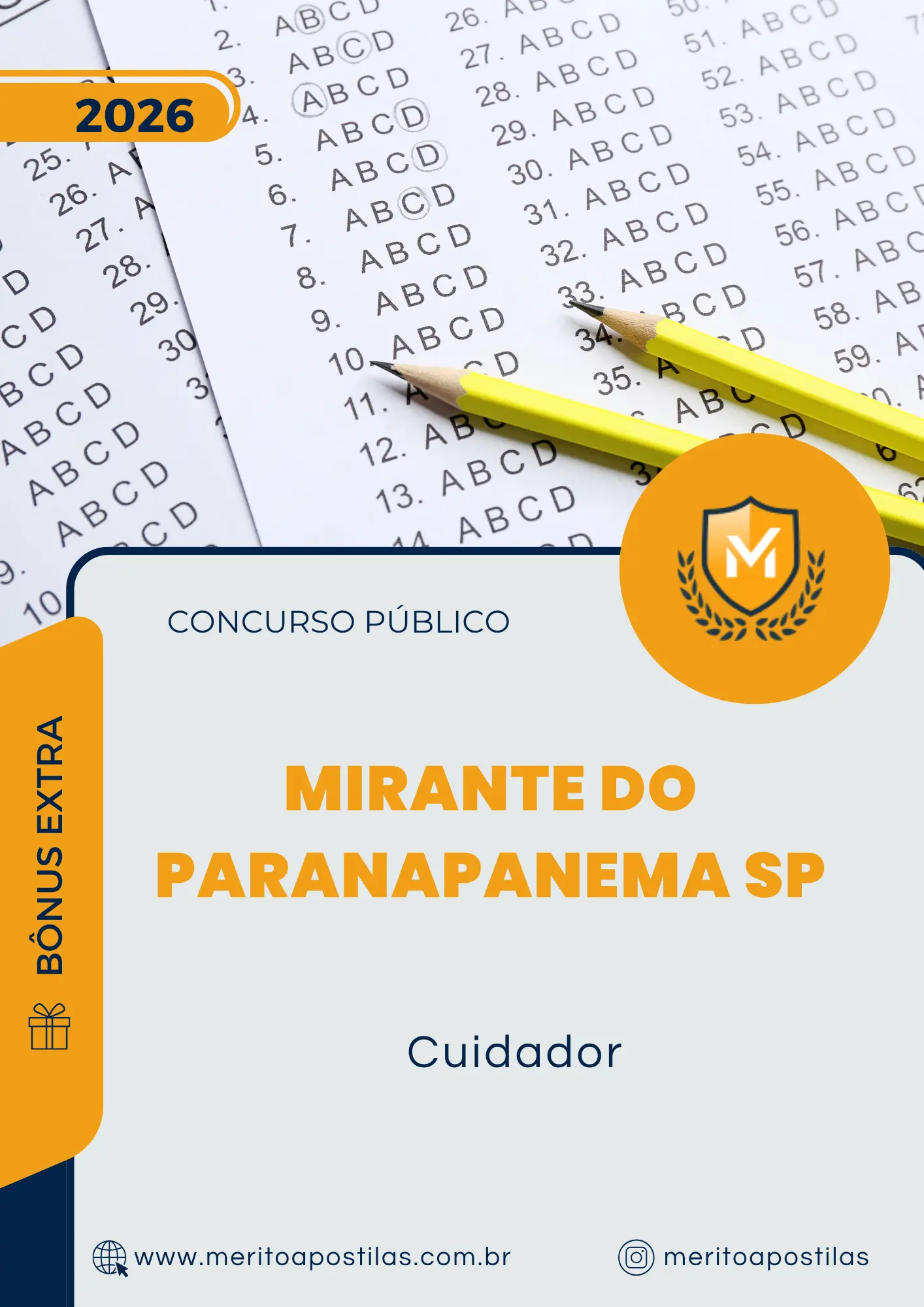 Apostila Cuidador Prefeitura de Mirante do Paranapanema SP 2026