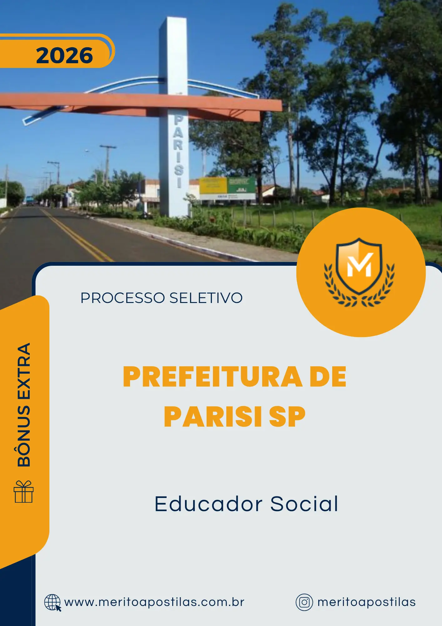 Apostila Educador Social Prefeitura de Parisi SP 2026