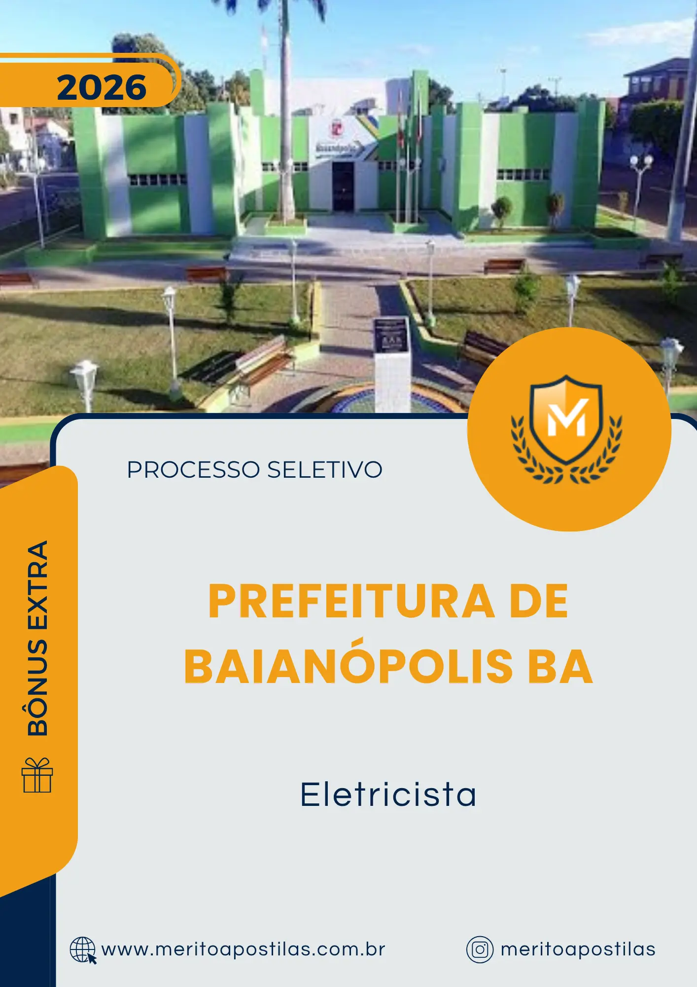 Apostila Eletricista Prefeitura de Baianópolis BA 2026