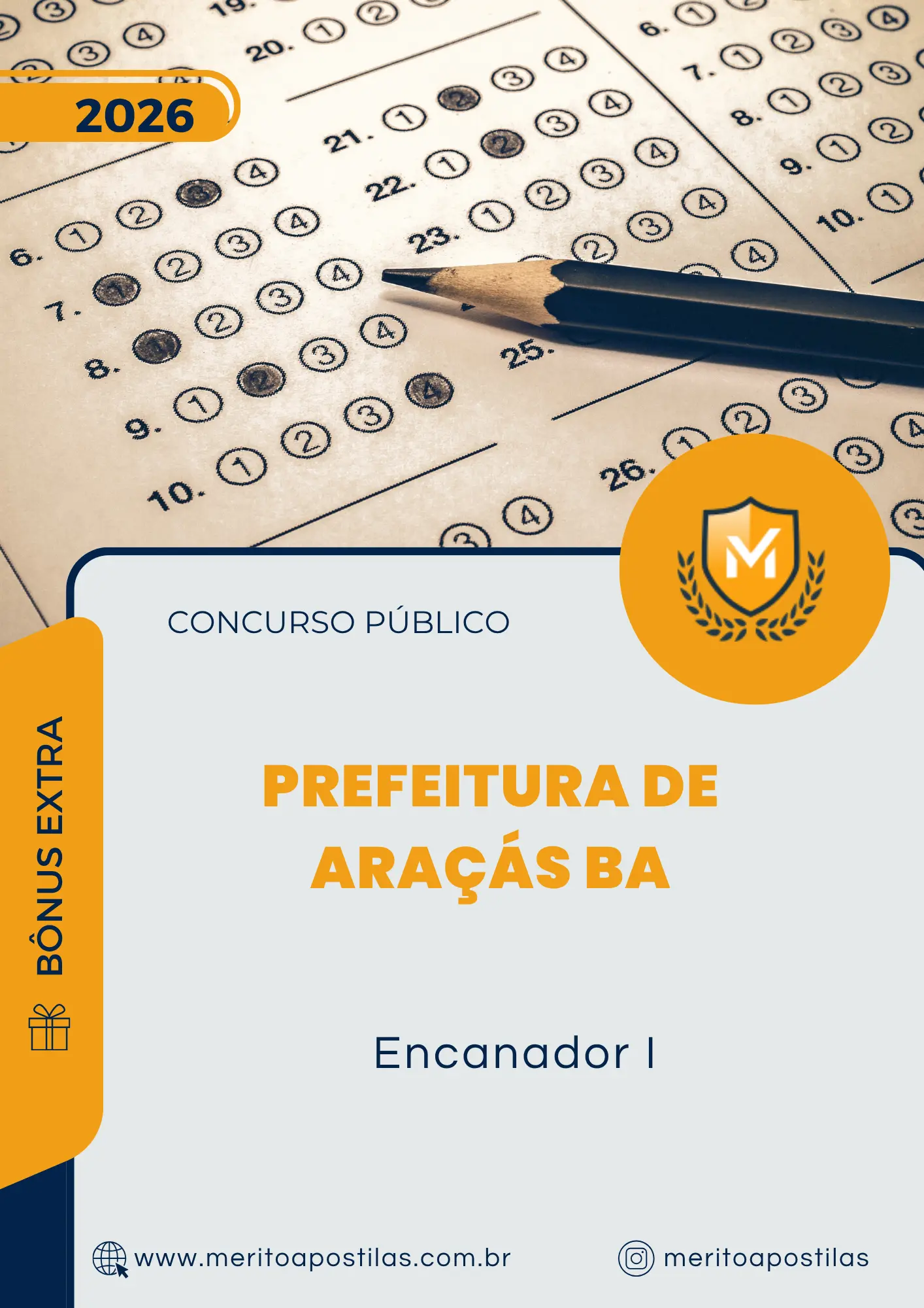 Apostila Encanador I Prefeitura de Araçás BA 2026