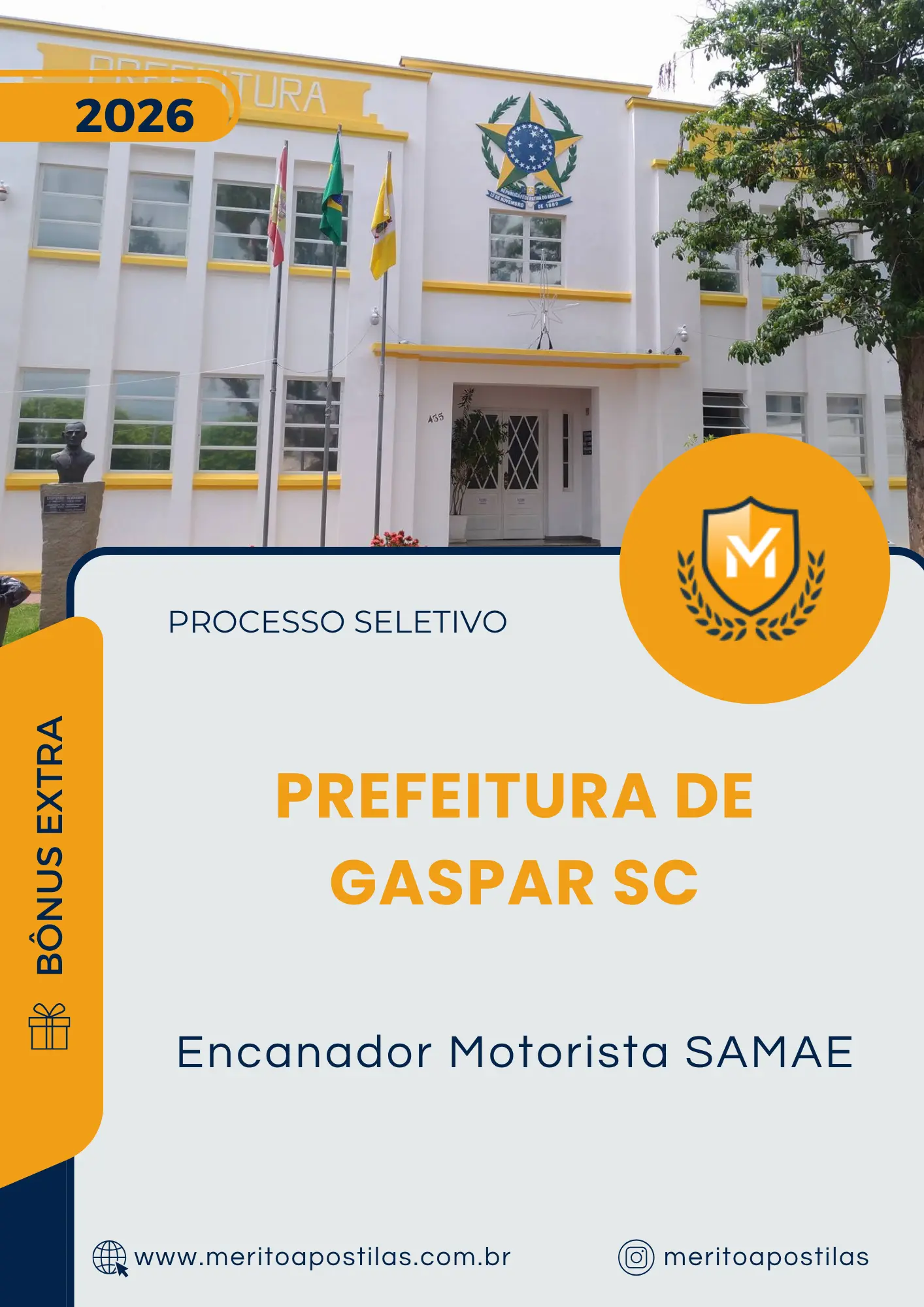 Apostila Encanador Motorista SAMAE Prefeitura de Gaspar SC 2026