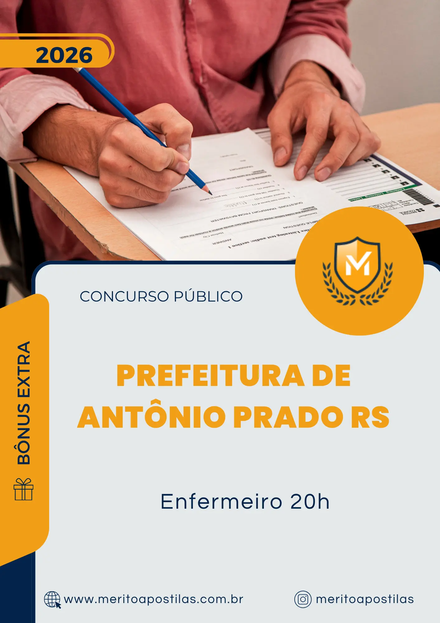 Apostila Enfermeiro 20h Prefeitura de Antônio Prado RS 2026