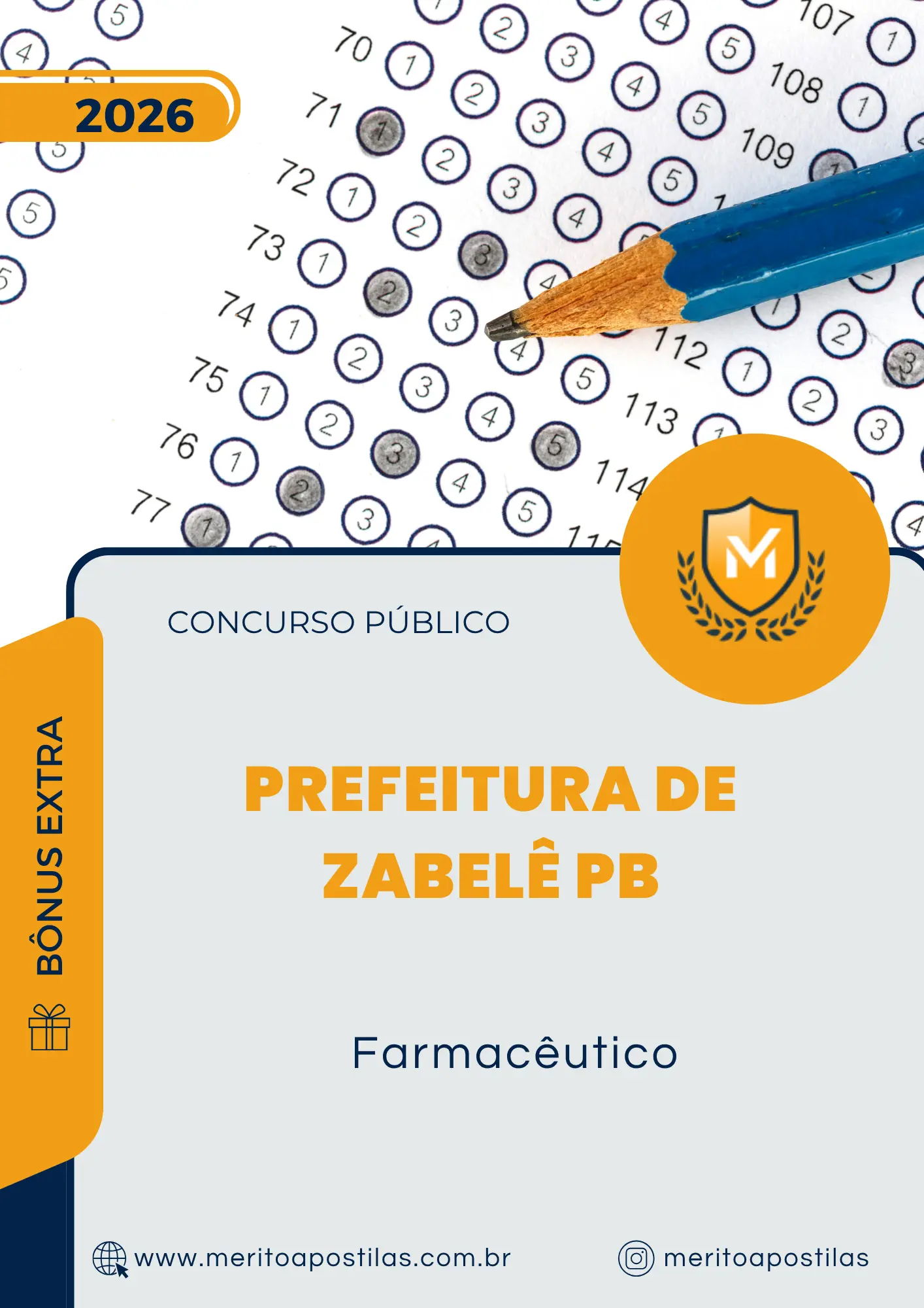 Apostila Farmacêutico Prefeitura de Zabelê PB 2026